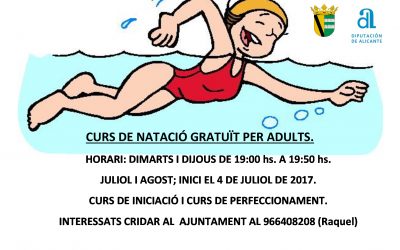 CURSO GRATUITO DE NATACIÓN PARA ADULTOS