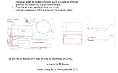 SUBVENCIÓN PARA OBRAS EN INSTALACIONES DEPORTIVAS