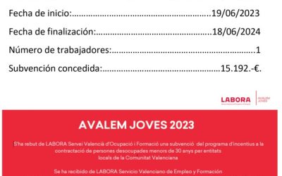 AVALEM JOVES 2023