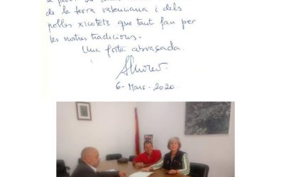 VISITA DE DÑA. ANTONIA MORENO.