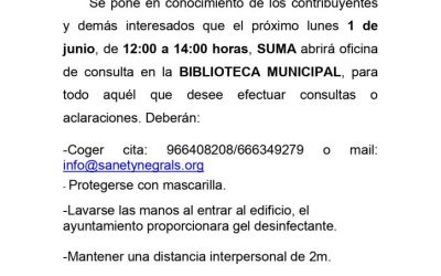 GESTIONES DE SUMA EL PRÓXIMO 1 DE JUNIO 2020